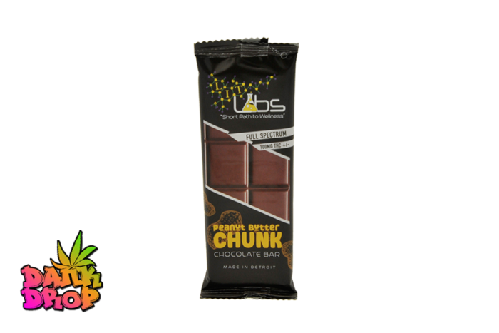 Lit Labs - Peanut Butter Chunk Chocolate Bar (100MG)