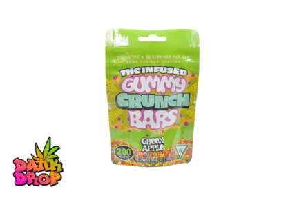Crunch Bar Gummy - Green Apple (200MG)