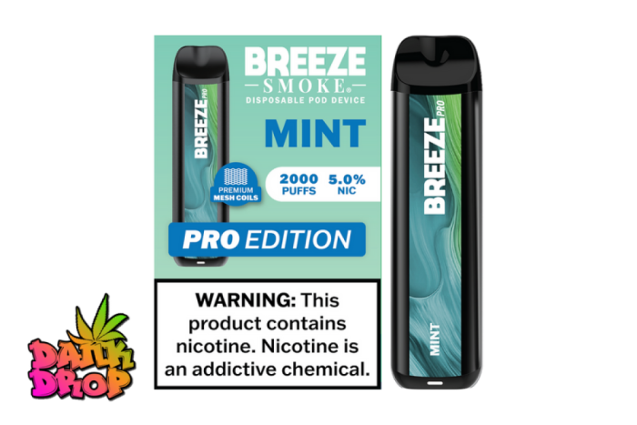 BREEZE Smoke - 2000 Puff Pro E-Cig Vape - Mint