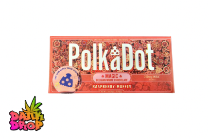 PolkaDot - Magic Belgian Chocolate Bar - Raspberry Muffin (4000MG)